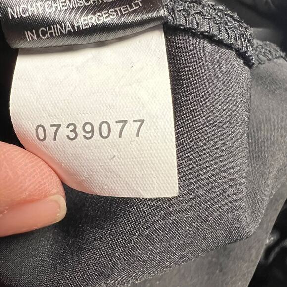 Maison d’Amelie Faux Leather Coated Jogger Pants Black Size M - Picture 10 of 11